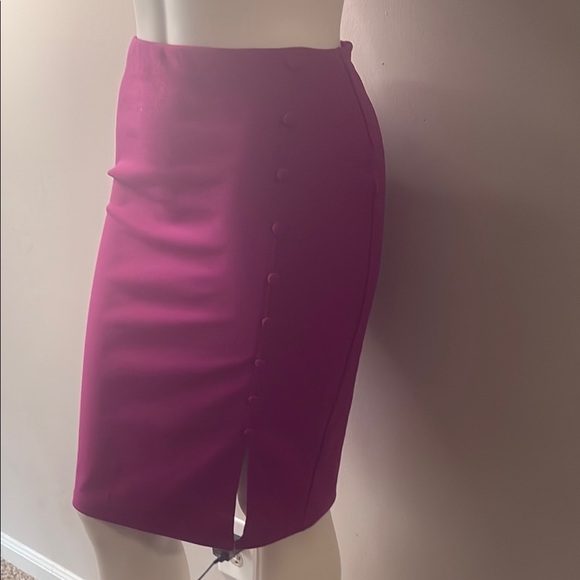 New York & Company Fuchsia Pencil Skirt - Picture 5 of 9